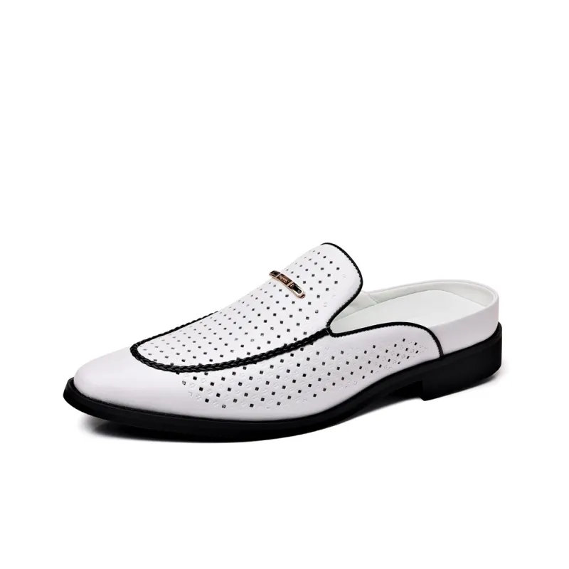 LUOMAIKE Rubber Sole Abrasion Resistant Slip Resistant Wrap toe Slippers Men's-6