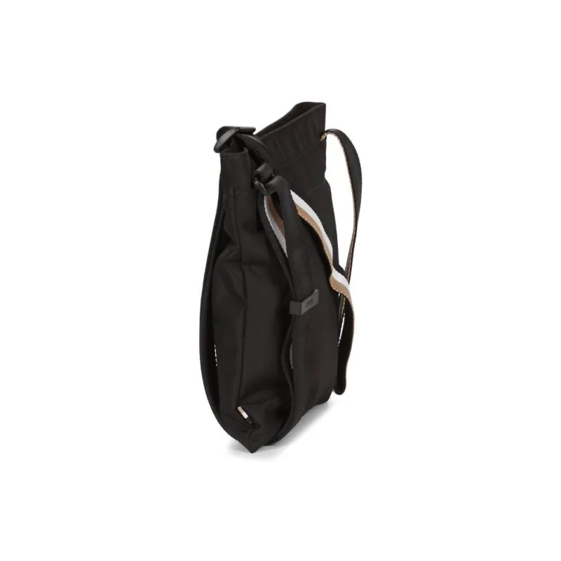 HUGO BOSS Polyester Shoulder Bag, Crossbody Bag Unisex Black-1