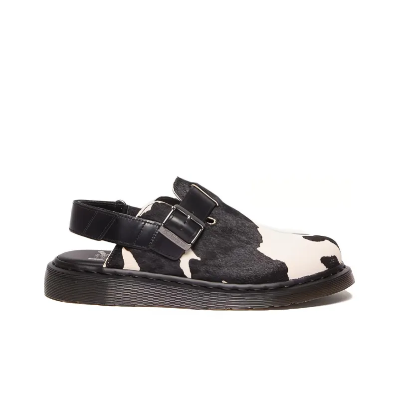 Dr.Martens Casual Single Shoes Women's Black White-1