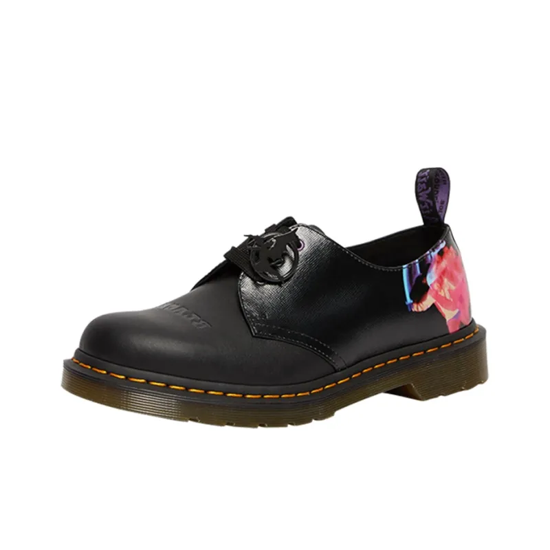 Dr.Martens Black Sabbath X Dr.Martens Crossover 1461 Retro Leather Printing Martin Boots Black Unisex-2