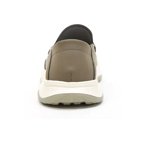 Old Meihua Men's Casual Shoes Men Low Top Black/Khaki-8