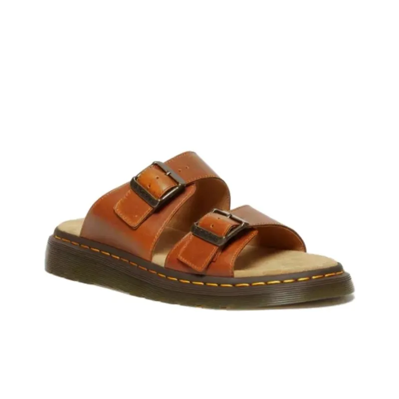 Dr.Martens Rubber Sole Slide Slippers Unisex Brown-1
