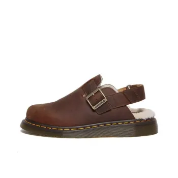 Dr.Martens Jorge Ii Faux Fur Lined Slingback Mules 'Warm Tan' Women's