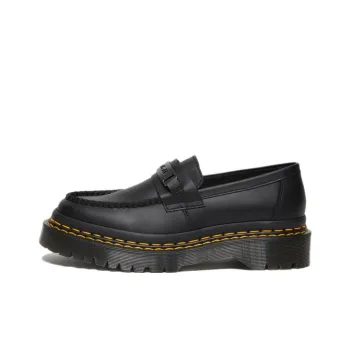 Dr.Martens Penton Bex Double Stitch Leather Loafers 'Black Poly Rip Stop + Element'