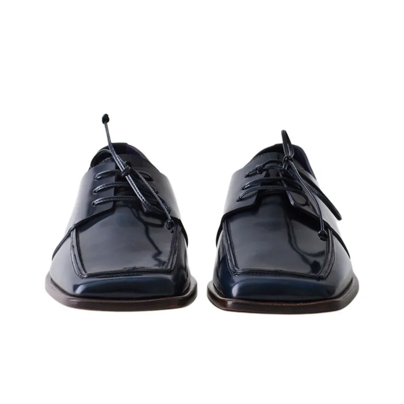 TIBI Brody Casual Single Shoes Women's Dark Blue-3