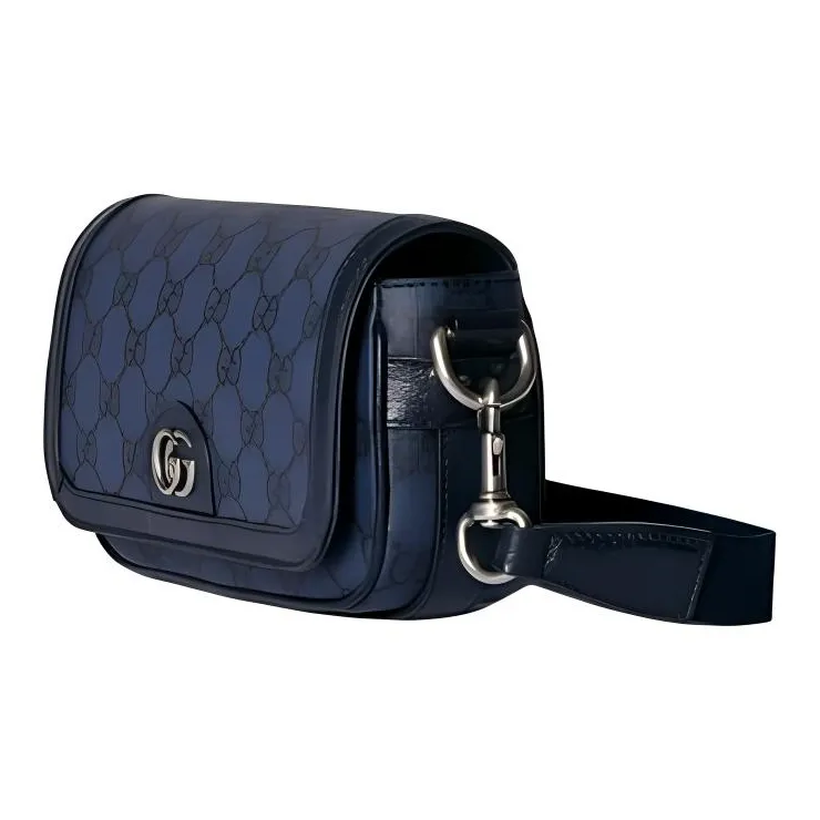 GUCCI Supreme Canvas Shoulder Bag, Crossbody Bag Extra Mini Men's Blue-1