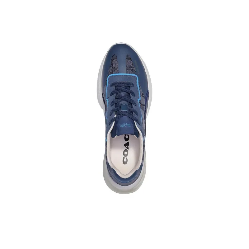 COACH CitySole Low Top Casual Shoes Men's Blue-3