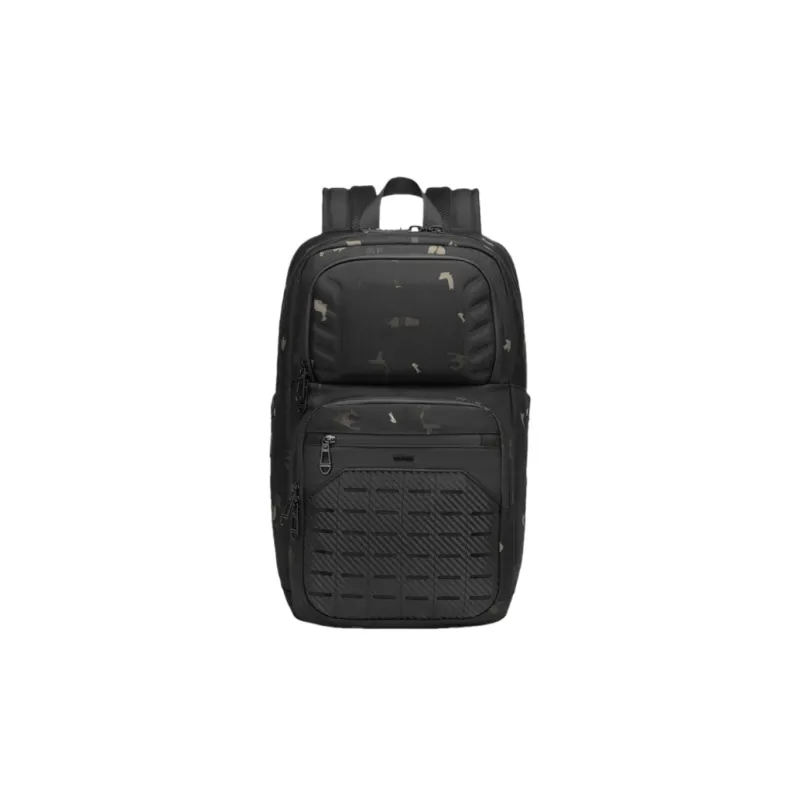 OZUKO Oxford Backpack Men's Black/Camo/Gray/Blue-4