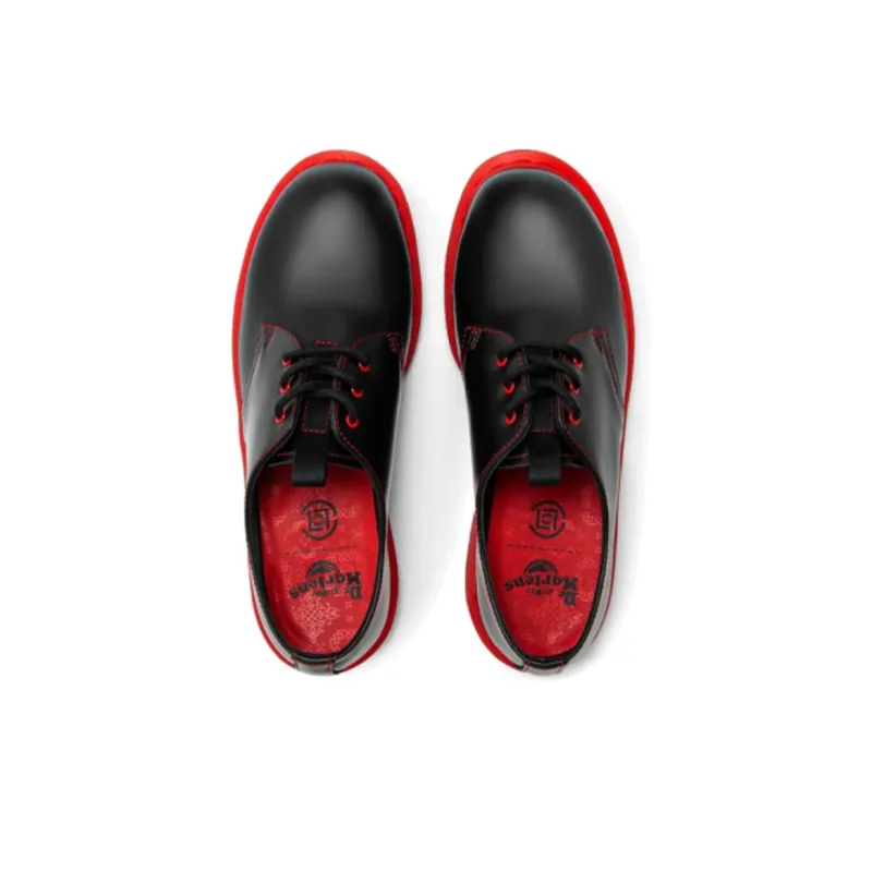 CLOT X Dr.Martens 1461 Black Red-3