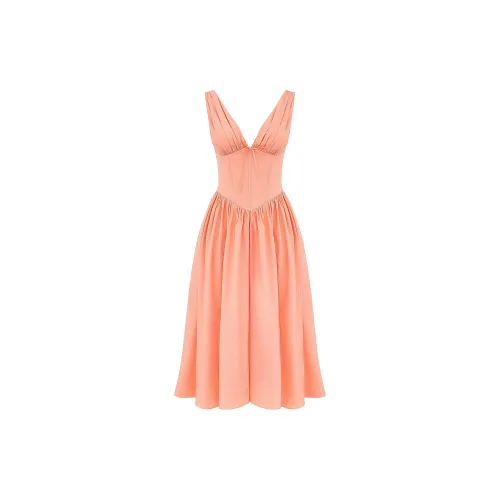 HOUSE OF CB EMMELINA Sleeveless Dress Women's Sorbet/Ice Cream For A Brighter Complexion