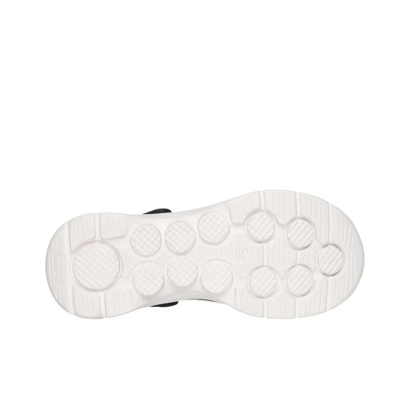 Skechers GO WALK 7 Abrasion Resistant Slip Resistant Closed Toe Slippers Women's Black White-4