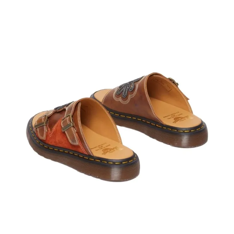 Dr.Martens Slip Resistant Slide Slippers Unisex Brown-4