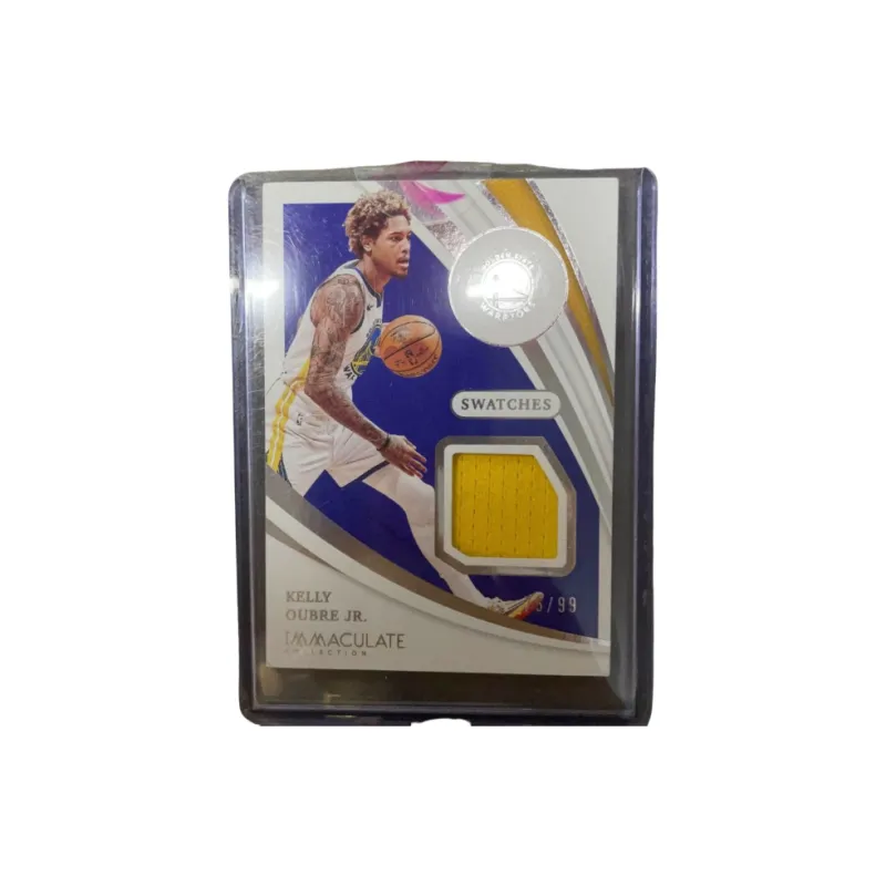 PANINI Kelly Oubre Jr. 2020 21 75/99 Warriors Era Jersey Cut Sports Cards 1 Pc-0