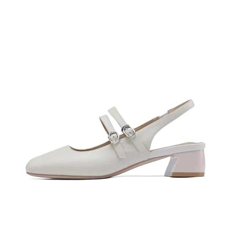 D FUSE SCANDINAVIA Commute Shoes High Heels Mary Jane Shoes Casual Single Shoes Women's-7