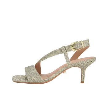 Kurt Geiger London Salute Strap Sandals 7cm Women's Gold