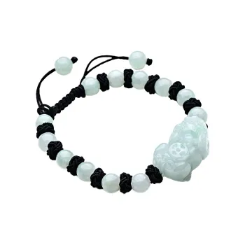 Jing Ruyu Bean Type Jade Bracelet Jewelry Unisex