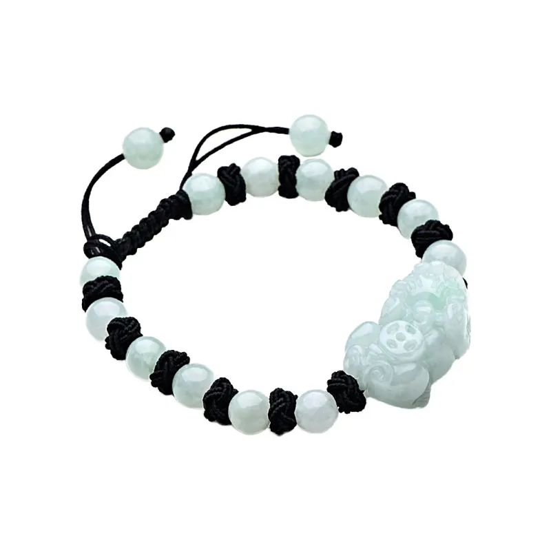 Jing Ruyu Bean Type Jade Bracelet Jewelry Unisex-0