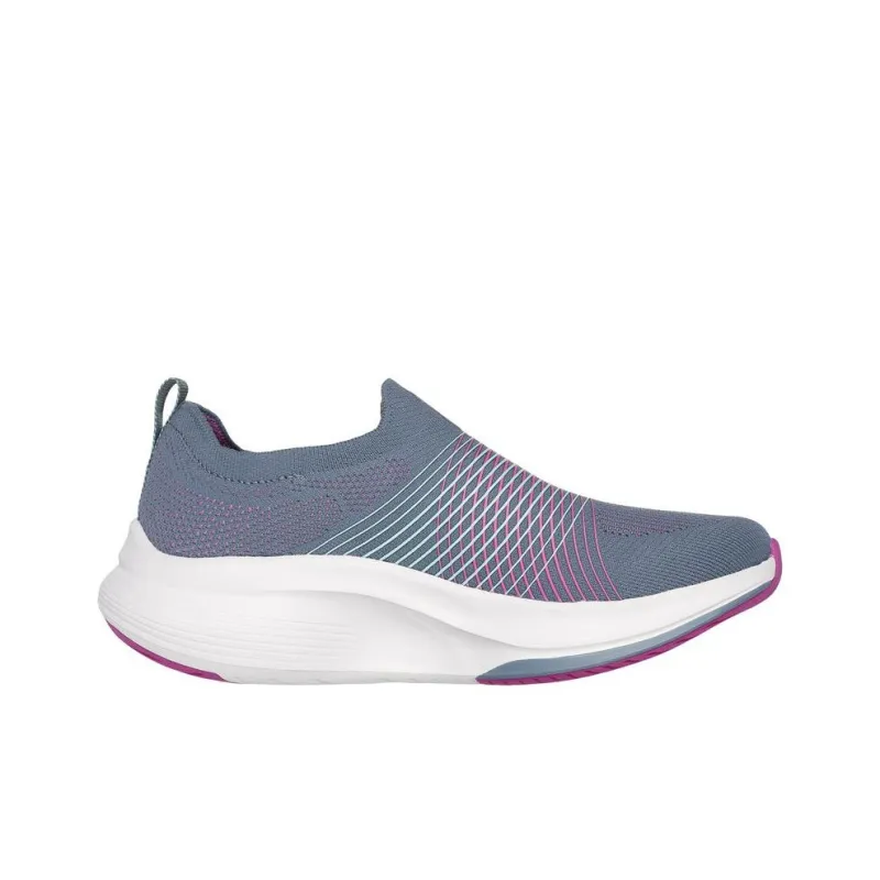 Skechers GO WALK Ma Anti Slip Wear Resistant Low Top Casual Shoes Women's Gray Purple-1