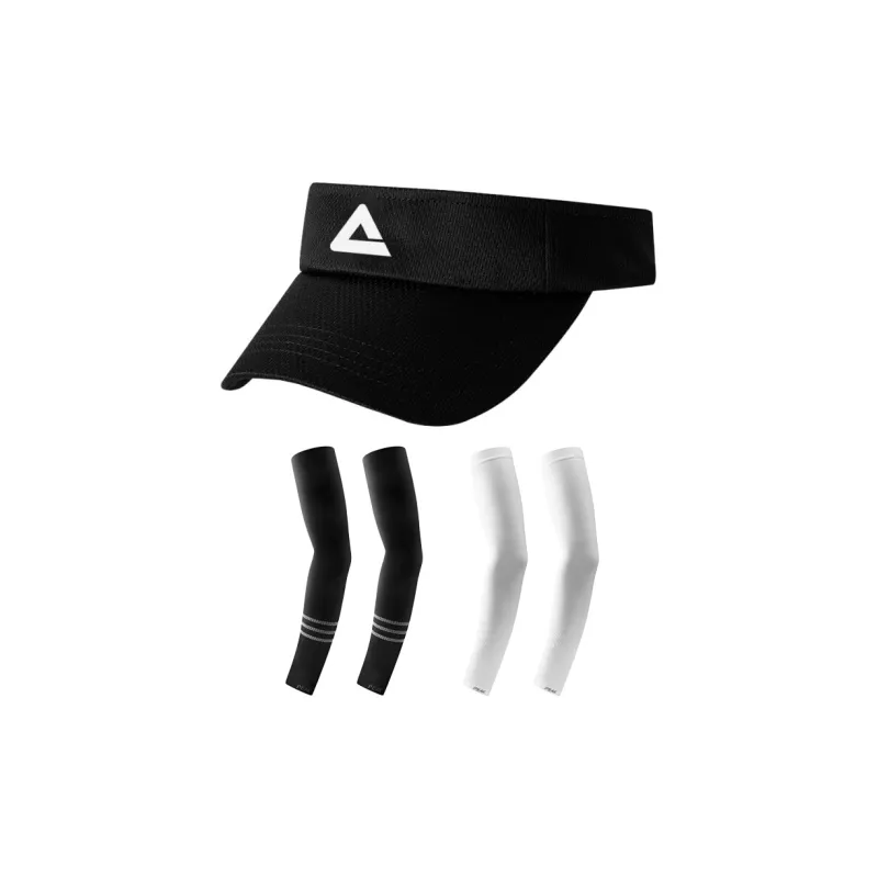 PEAK Polyester Sun Protection Hats Unisex Black/White-6