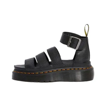 Dr.Martens Clarissa Ii Leather Platform Sandals 'Black' Women's