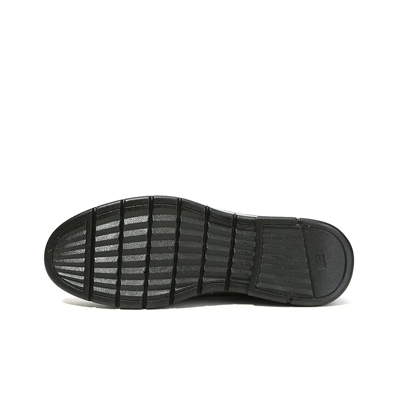 Old Meihua Casual Shoes Men Low Top Black/Gray-4