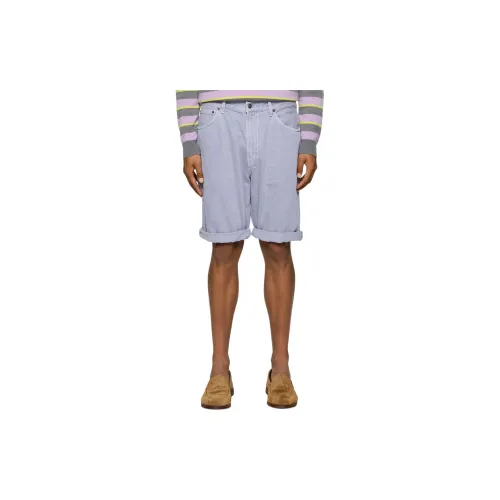 Dondup Denim Shorts Men Lavender