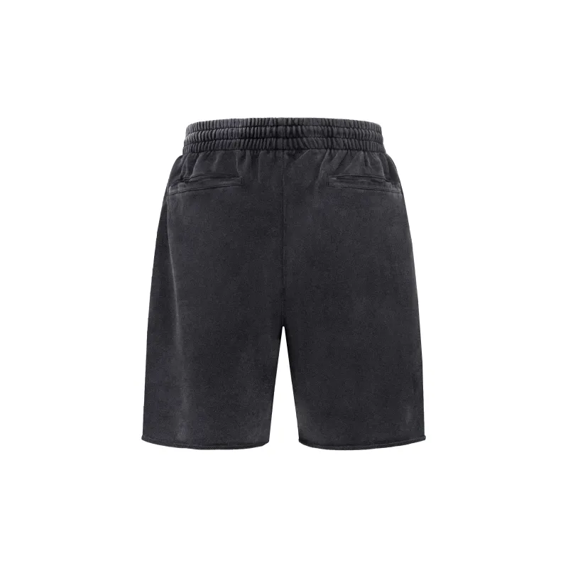 Askyurself Shorts Unisex Washed Black-1