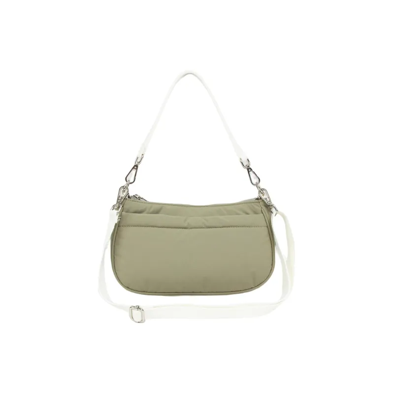 Doughnut Nylon Shoulder Bag Women's Army Green-2