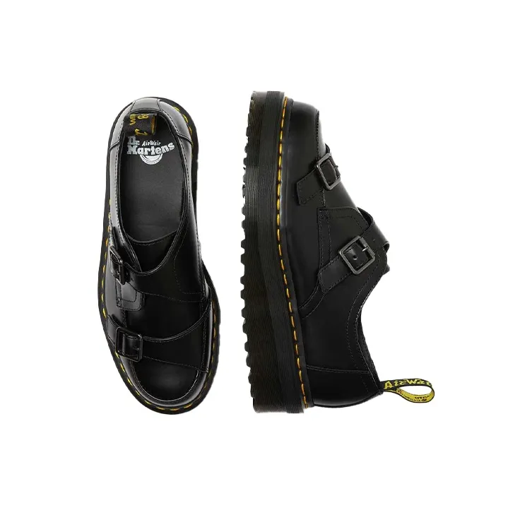 Dr.Martens Sidney Monk Platform Shoes Unisex Black-2