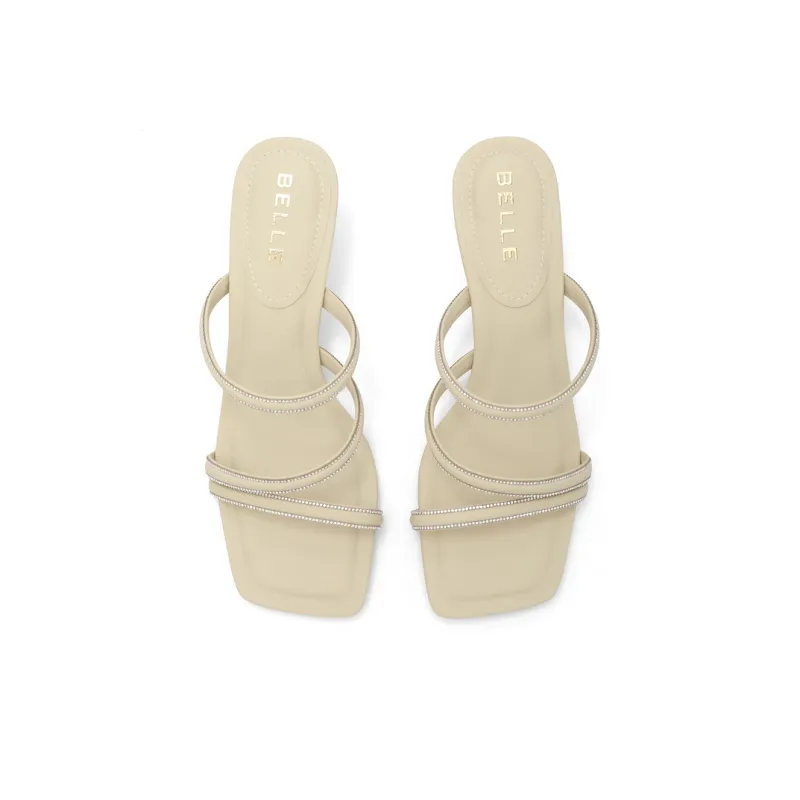 BELLE Rubber Sole Quiet Slip-Resistant Abrasion-Resistant Slide Slippers Women's-3