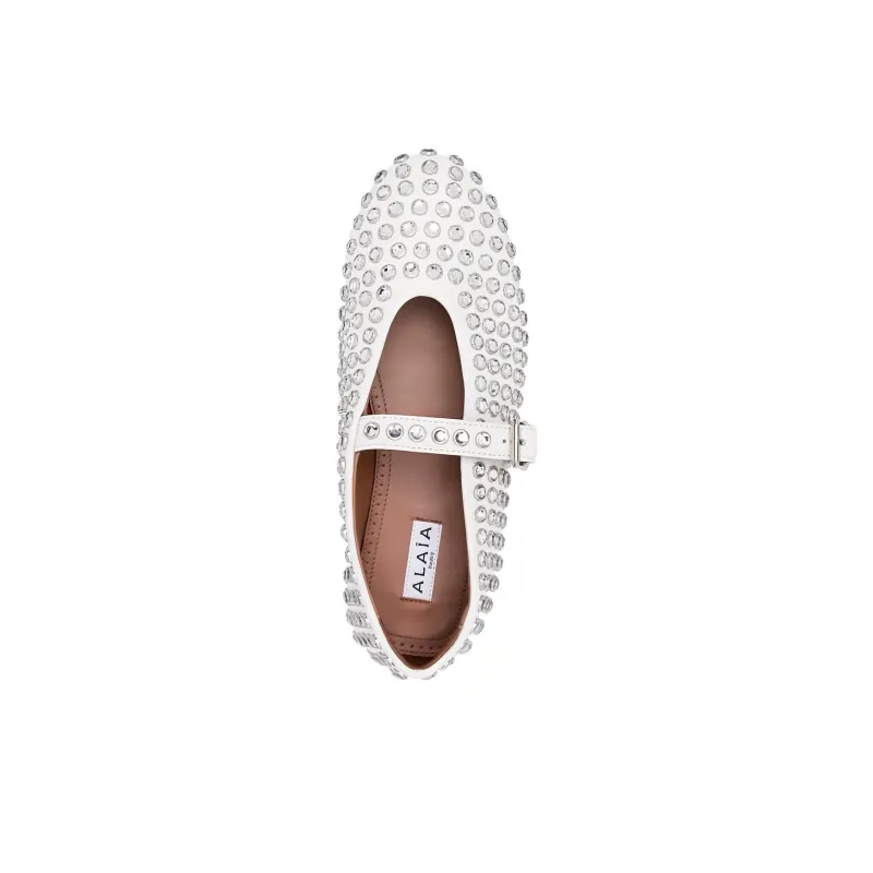 Alaia Casual Single Shoes Women's White-3