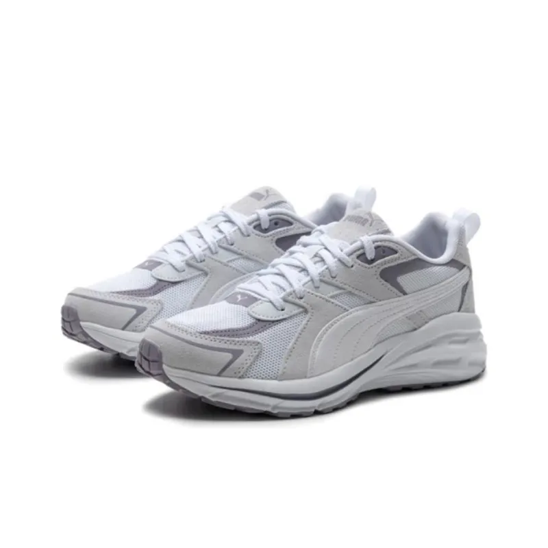 PUMA Hypnotic LS Durable Breathable Lightweight Low Top Casual Running Shoes Women's White Gray-2