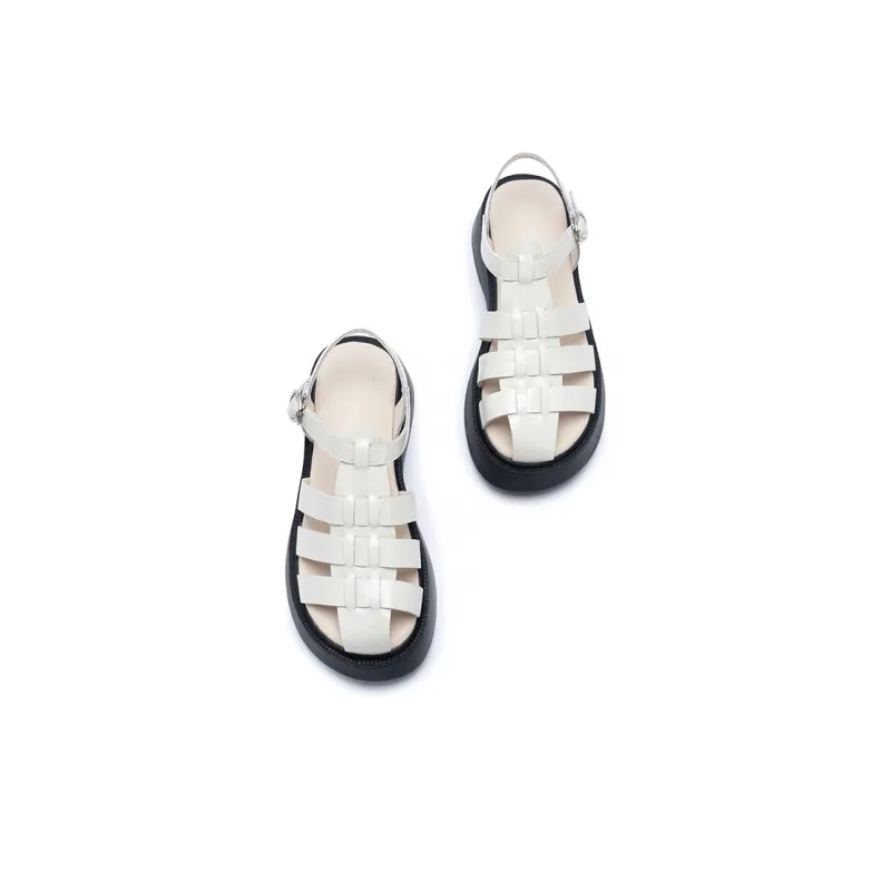 MALEMONKEY Roman Sandals 4.5cm Women's Black-12