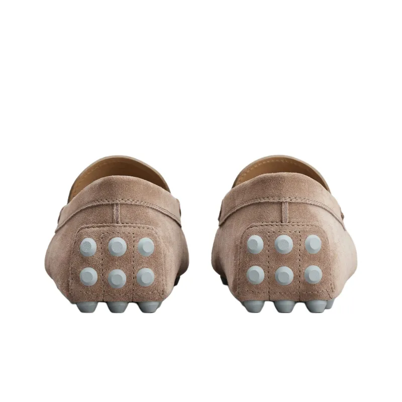 TOD'S Gommino Beanie Shoes Men's Beige-3