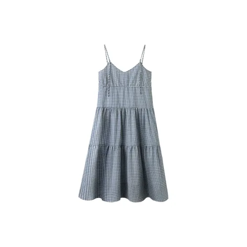 PSO Brand Slip Dresses Women's Blue