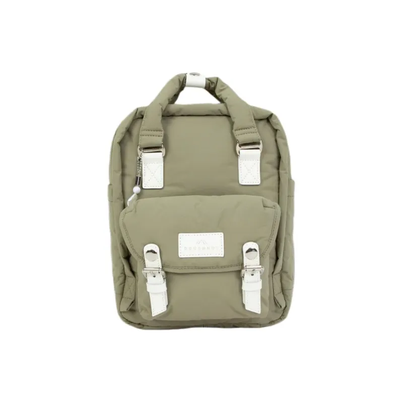 Doughnut Nylon Backpack Mini Unisex Army Green-0
