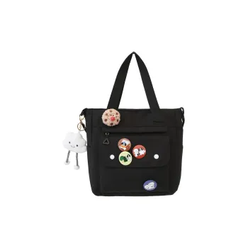 Travel Nylon Shoulder Bag, Crossbody Bag, Handbag Women's Black/White/Pink/Blue/Yellow