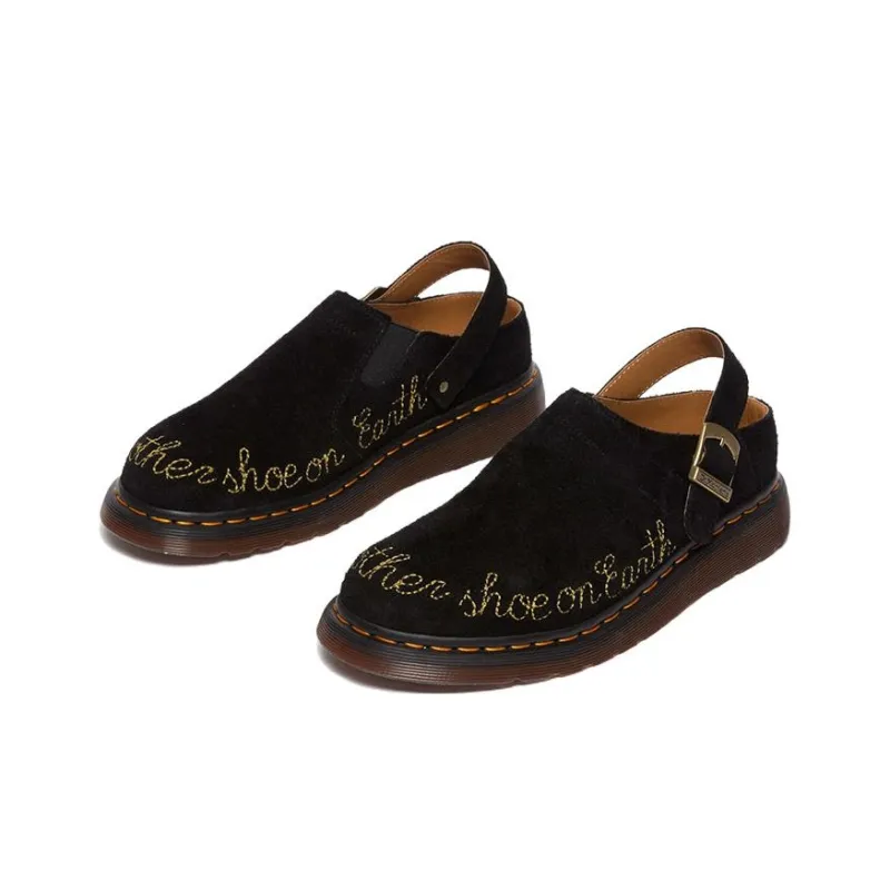 Dr. Martens Dr.Martens Isham Desert Oasis Suede Mules 'Black'-2