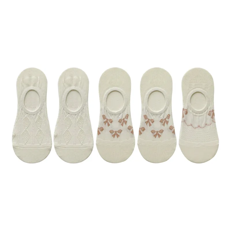 XXLLG No Show Socks Women's 5 Pack-9
