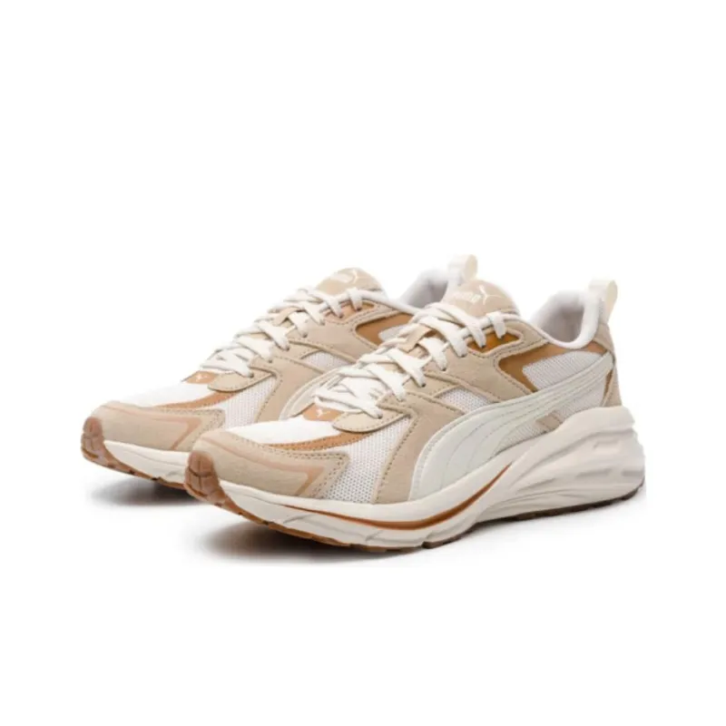 PUMA Hypnotic LS Durable Breathable Low-Top Casual Shoes Unisex Beige Brown-2