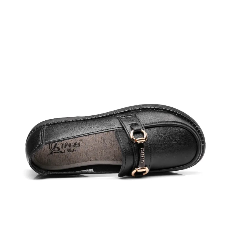 Strongman 3515 Women's Casual Shoes Women's Black Beige-3