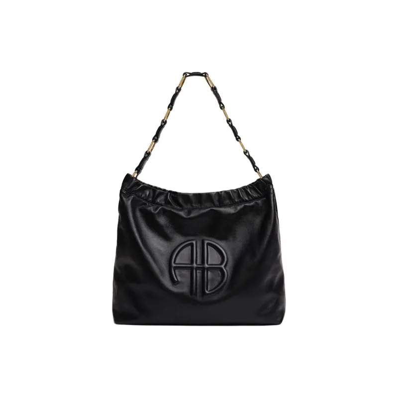 Anine Bing Kate Logo Embossed Shoulder Bag-0