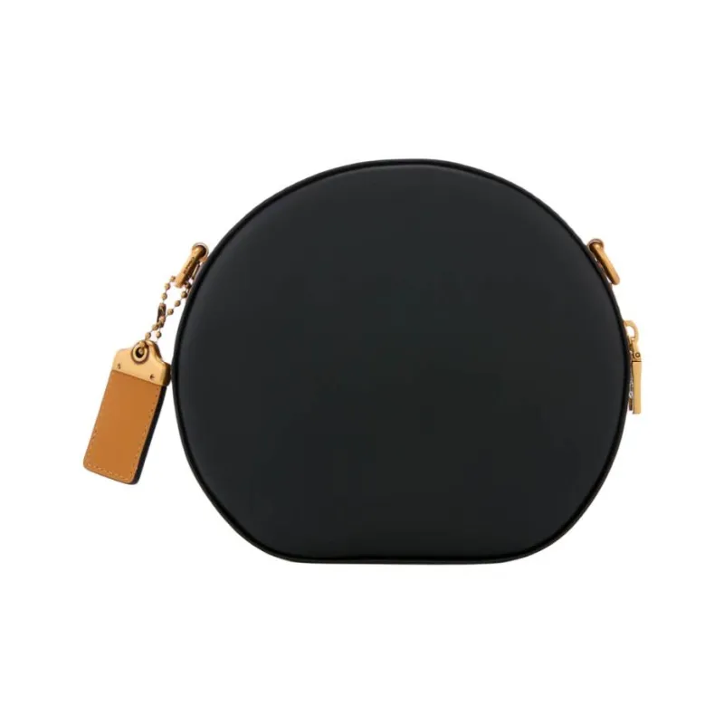 COACH Canteen Leather Shoulder Bag, Crossbody Bag Women's Black-2