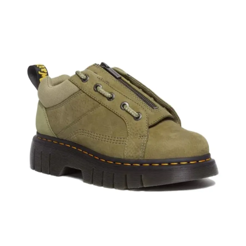 Dr.Martens Low Top Casual Shoes Unisex Army Green-1