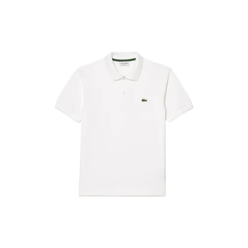 LACOSTE Polo Shirts Men White