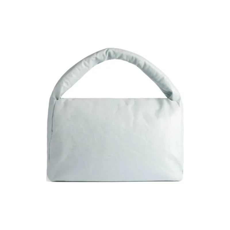 Balenciaga Soft Calfskin Handbag, Shoulder Bag Large Size Women's Light Blue-3
