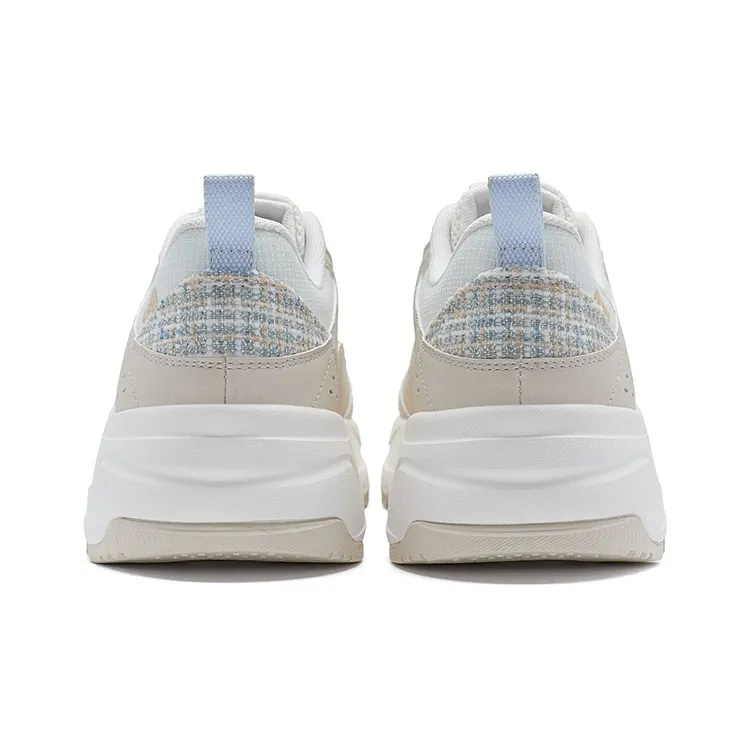 XTEP Moonstar 2.0 Lightweight Coverage Low-Top Casual Shoes Women's Milk Tea White-3