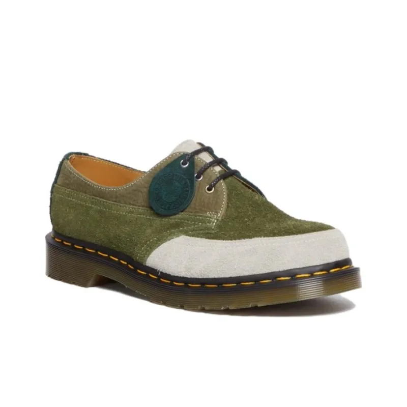 Dr.Martens 1461 Made In England Deadstock Leather Oxford Shoes 'Multicolor Quilon Suede' Women's-1