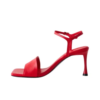 TIBI Golly Strap Sandals 7.5cm Women's Red
