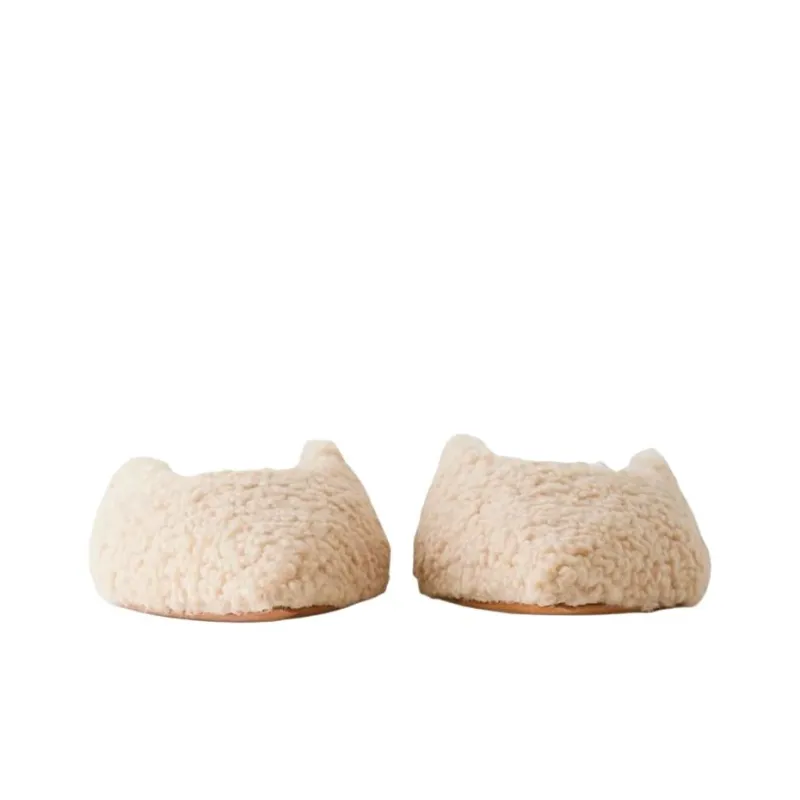 TIBI Wrap-toe Slippers Women's Beige-3